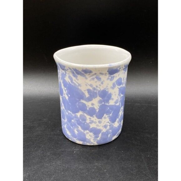 Vermont Bennington Potters Morning Glory Baby Blue Coffee 4” Mug - Picture 4 of 7